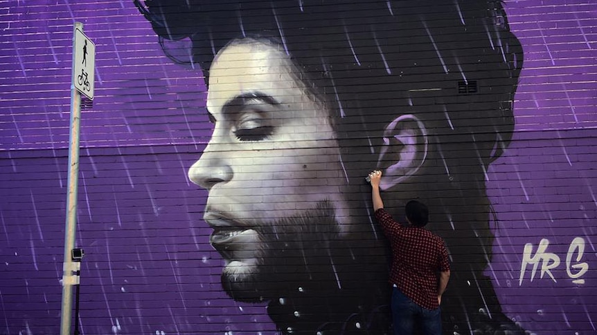 Mural of Prince in Sydney