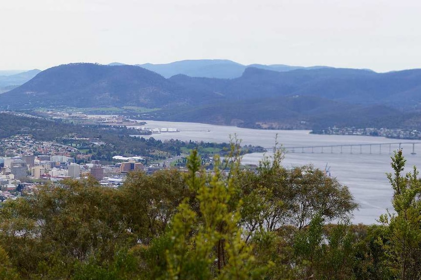View of Hobart from the Signal Station on Mount Nelson