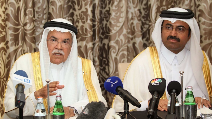 Oil ministers from Saudi Arabia, Qatar