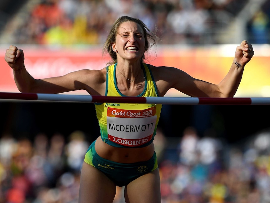 Nicola McDermott becomes first Australian woman to break high jump's two-metre barrier