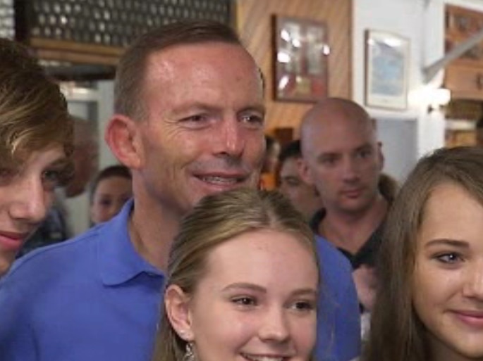 PM Tony Abbott meet and greet at Darwin's Larrakeyah Naval Base