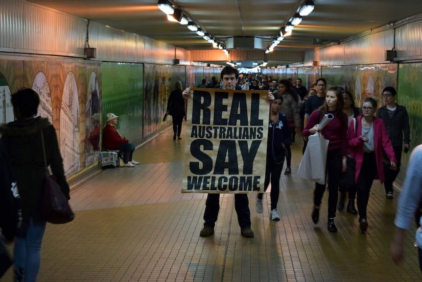 Peter Drew spreads his message in Sydney