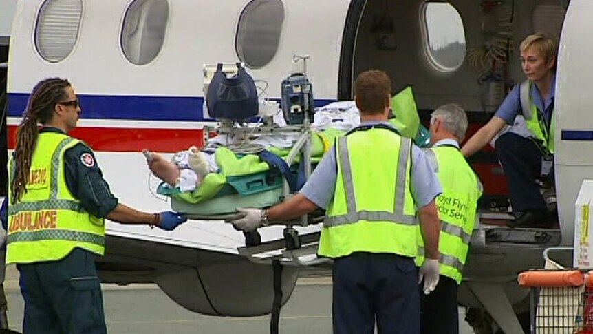 Shark victim transferred to Royal Perth Hospital 2 October 2014