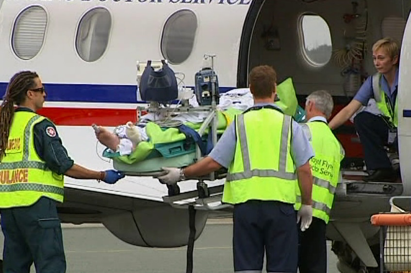 Shark victim transferred to Royal Perth Hospital 2 October 2014