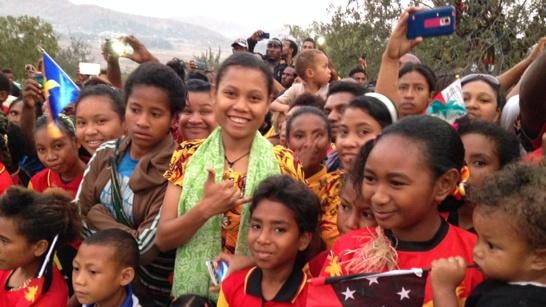 Crowds celebrate PNG's independence