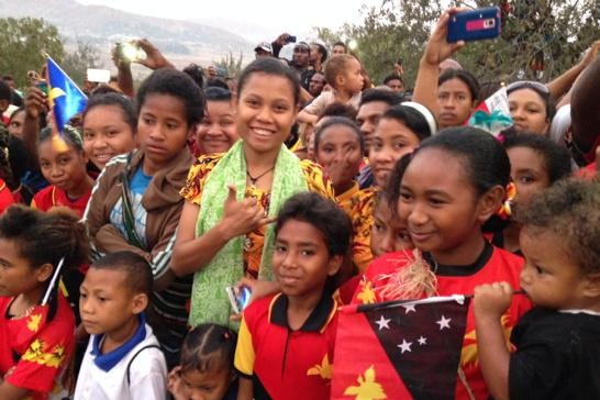 Crowds celebrate PNG's independence