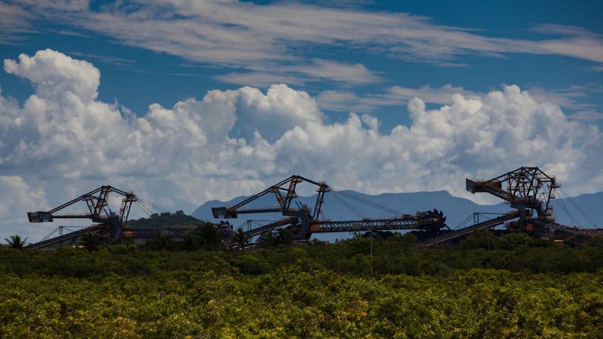 Wetland and estuary surrounding the Abbot Point coal terminal