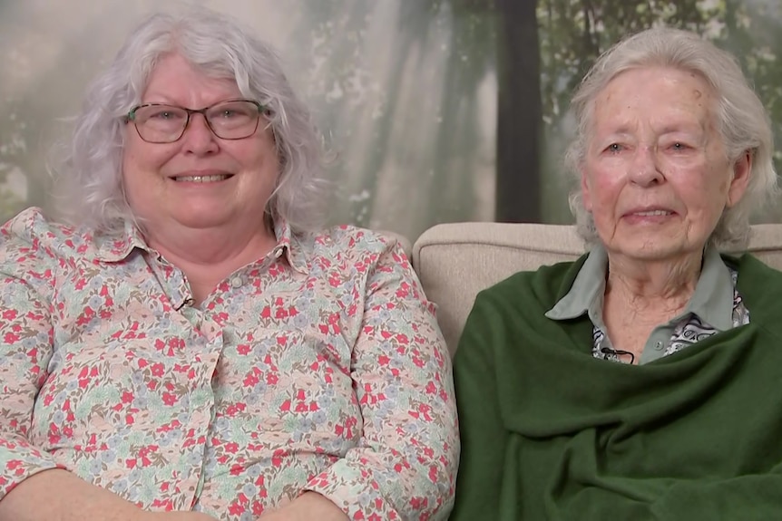 Vicki Dowling and mother Lorna