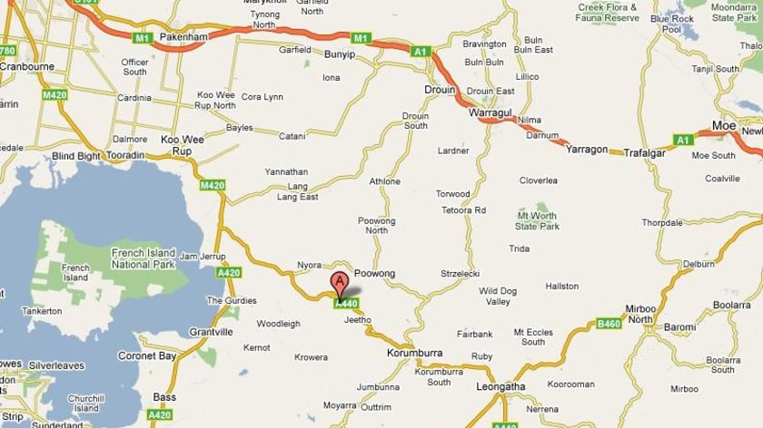 Geoscience Australia says the tremor was located north of Korumburra.