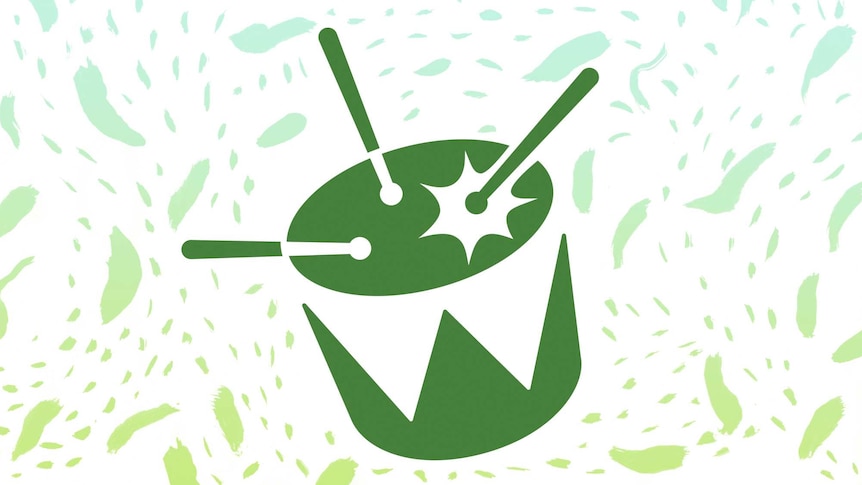 Image of green drum