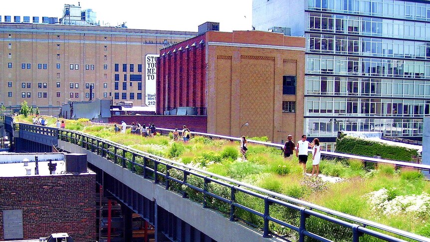 The High Line elevated greenway in Manhattan