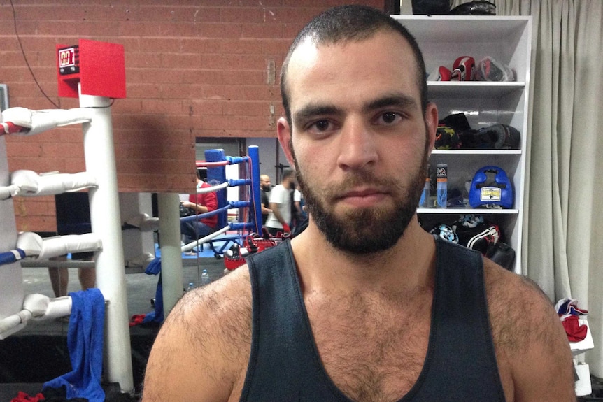 Ibrahim Nemre at the Brotherhood Boxn gym