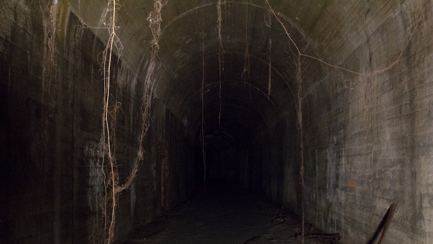 St James station underground tunnel