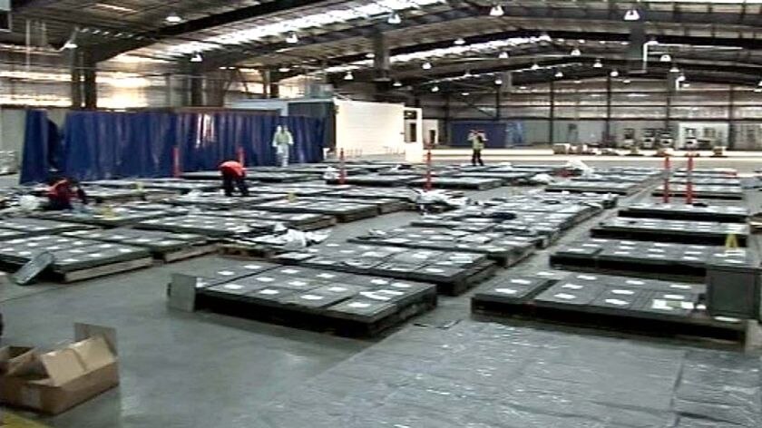 Australian authorities found 240 kilograms of cocaine in stone pavers in July. The pavers were inside two shipping containers sent from Mexico.