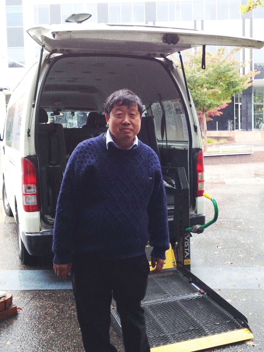 Canberra wheelchair accessible taxi operator John Tam