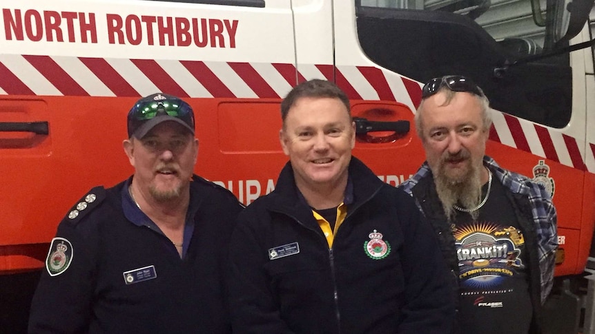 Paul Sanderson and his RFS colleagues