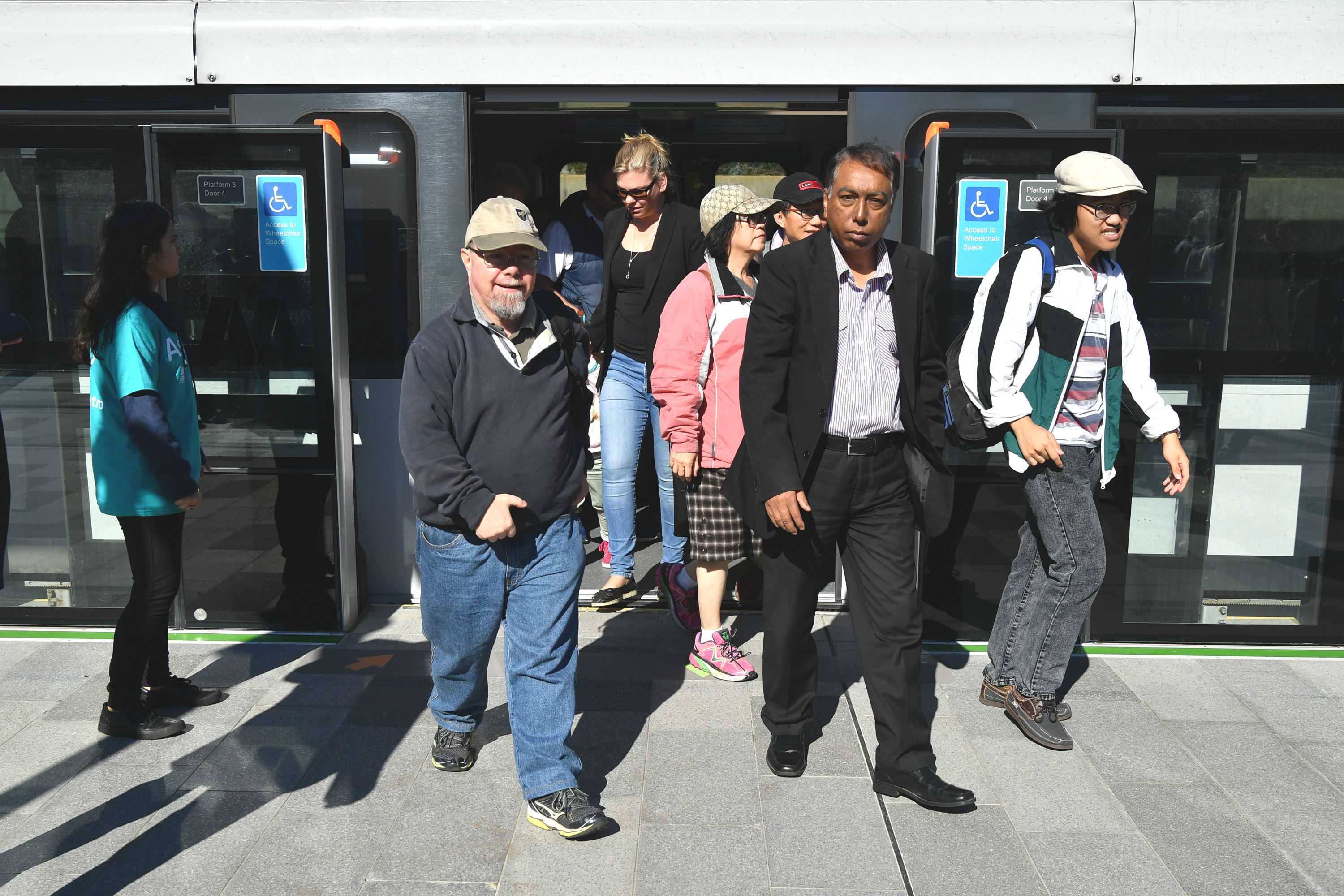 Sydneys driverless metro train opens but delays come as doors fail to