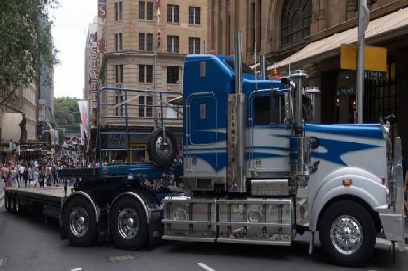 Truck used on Boxing Day