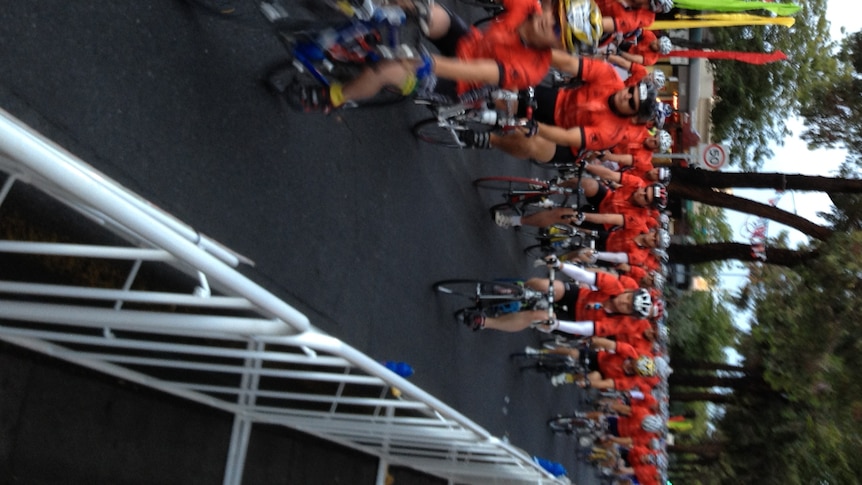 Start of Tour Down Under cancer council fundraiser, January 20 2012
