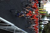 Start of Tour Down Under cancer council fundraiser, January 20 2012