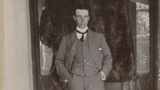 Lt Col Carew Reynell at home at the family vineyard in Reynella.