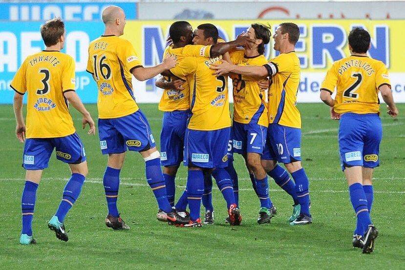 Gold Coast United players. (Matt Roberts: Getty Images)