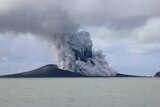 Tonga's Hunga Ha'apai volcano rising