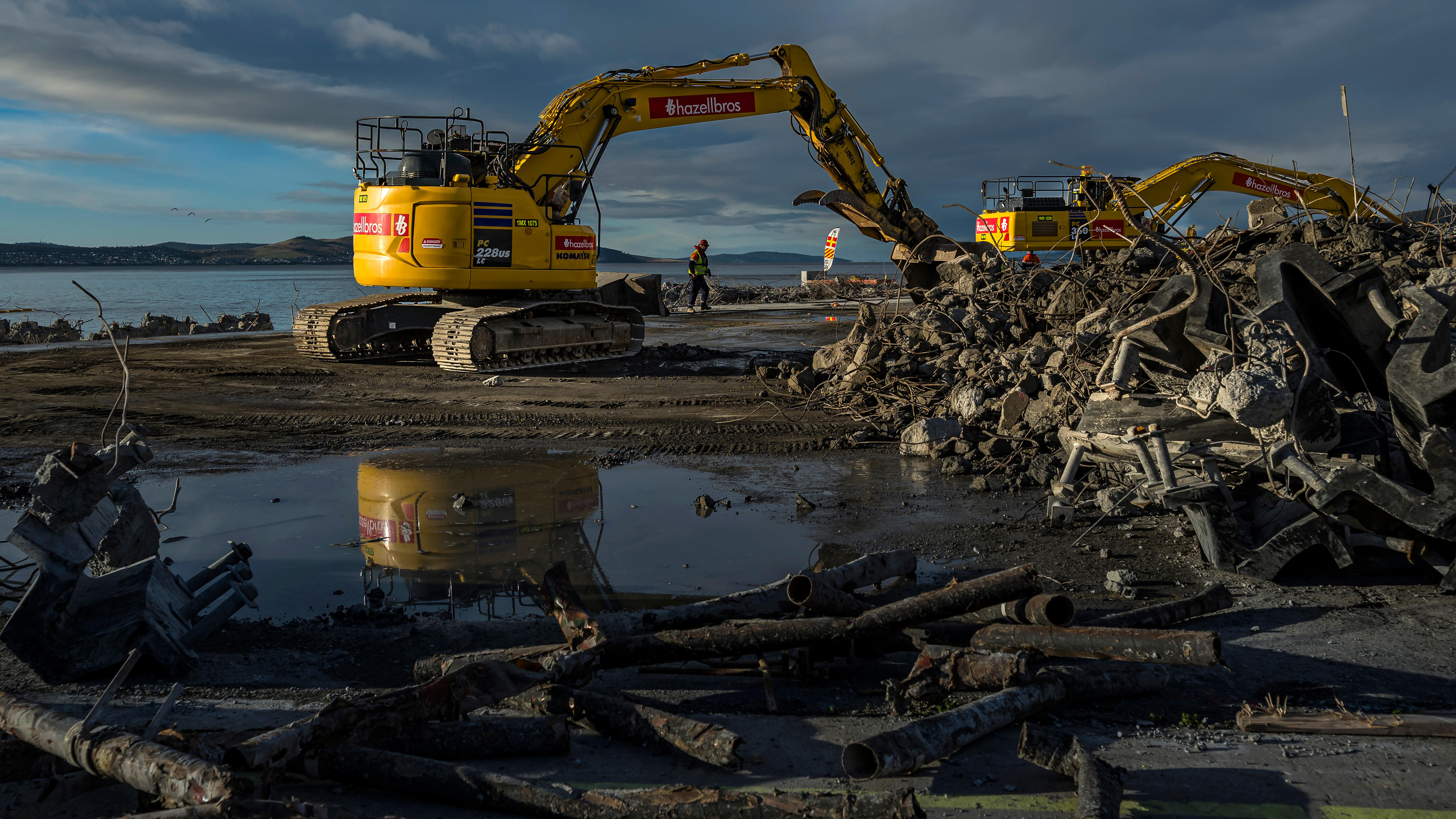 Hobart wharf demolition paving way for new icebreaker berth