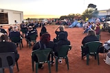 People gather for the country cabinet meeting