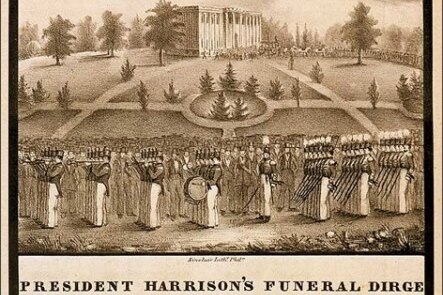 US President William Harrison's funeral dirge