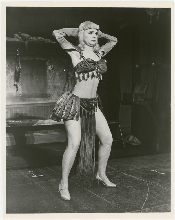 A 1961 publicity image of June Squibb in Gypsy on Broadway.