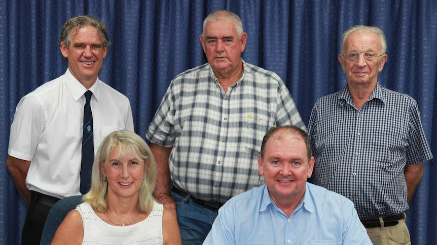 Councillors  Mathew Salter, Judy Cole, Victor Statham, Allan McKay and Mike Bowman