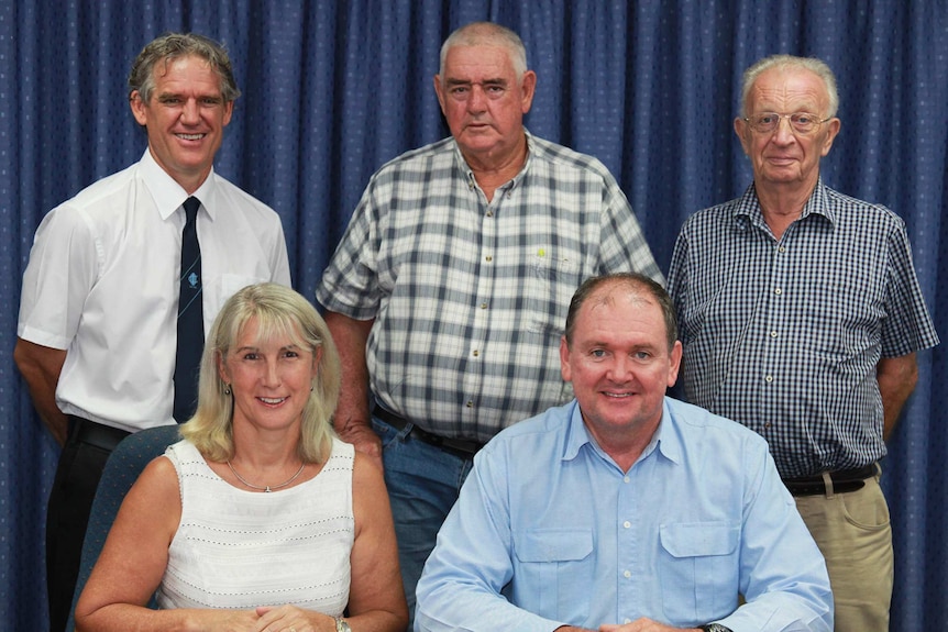 Councillors  Mathew Salter, Judy Cole, Victor Statham, Allan McKay and Mike Bowman