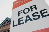 A for lease sign outside a federation-era house.