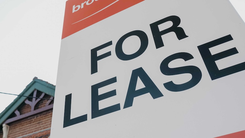 A for lease sign outside a federation era house.