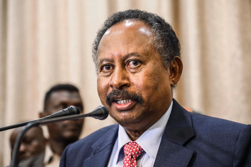 Il primo ministro sudanese Abdullah Hamdok