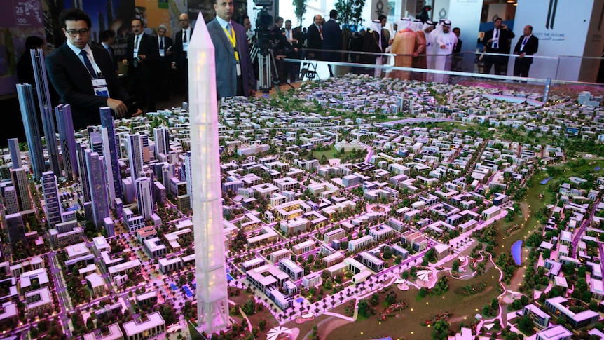A picture of Egypt's new capital.