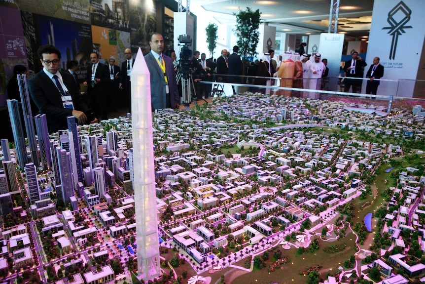 A picture of Egypt's new capital.