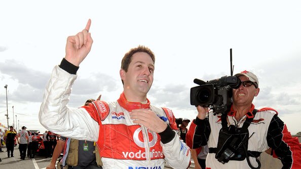 Maiden victory...Whincup was narrowly defeated in 2007.