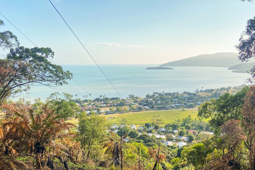 Yarrabah pictured from a lookout.