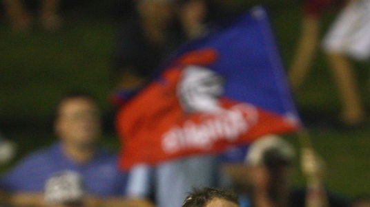 Cory Paterson celebrates a try