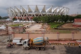 Setback after setback: India's Games preparation has been marred by construction delays and incidents.