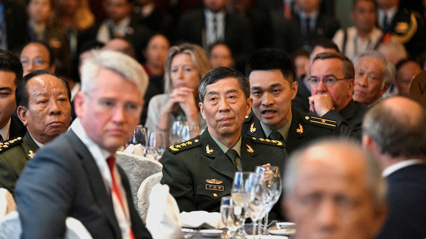 被传遭调查的中国国防部长李尚福。