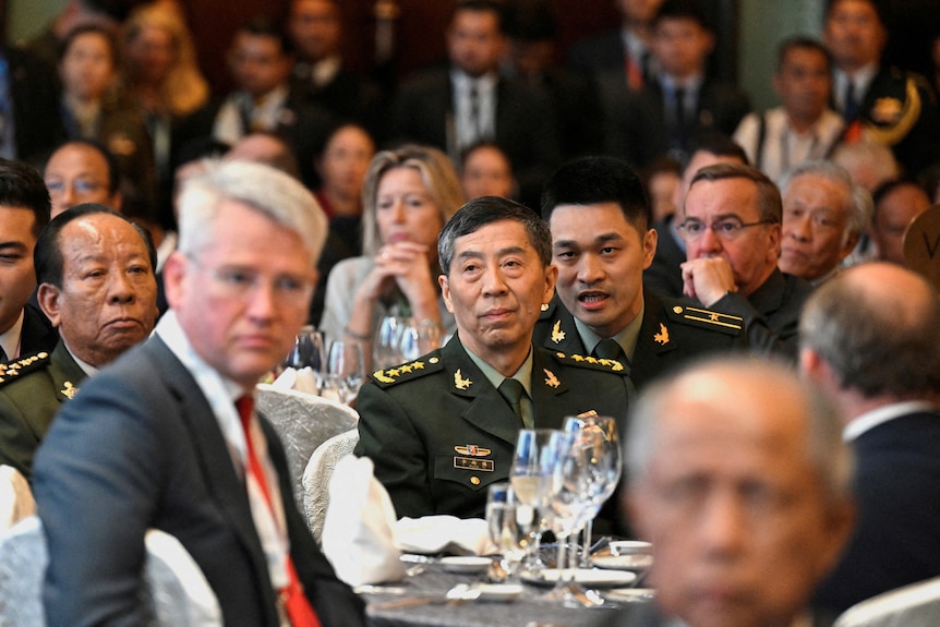 被传遭调查的中国国防部长李尚福。