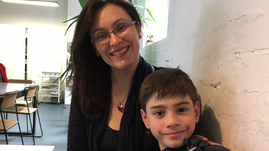 Vanessa Sellick with her son Harrison