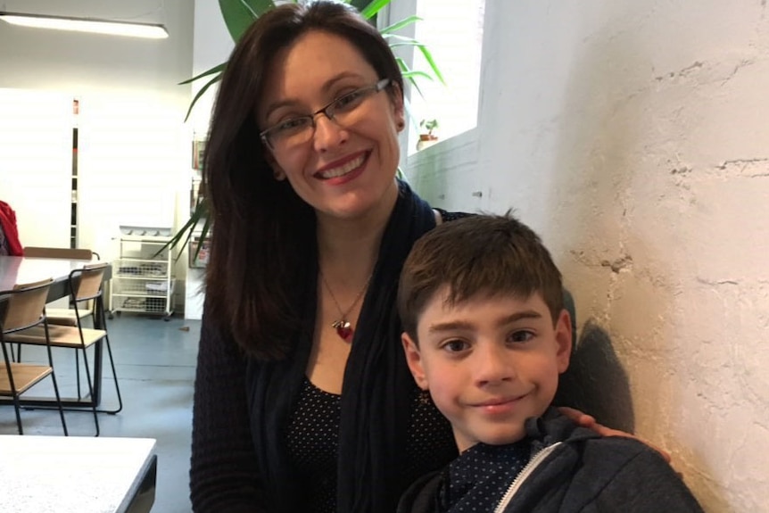 Vanessa Sellick with her son Harrison