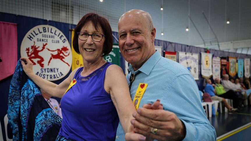 Rosalind and David Todd in dance pose