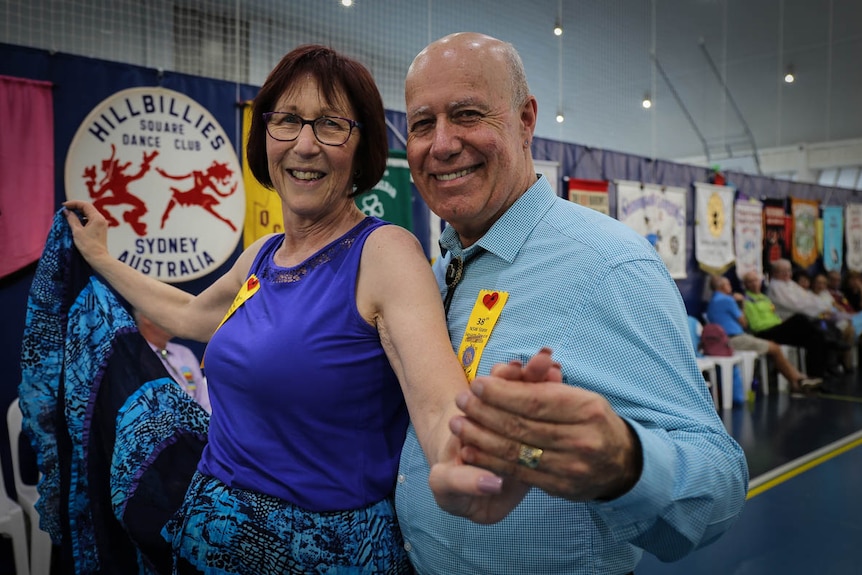 Rosalind and David Todd in dance pose