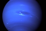 Neptune's blue appearance is created by its atmospheric gases.