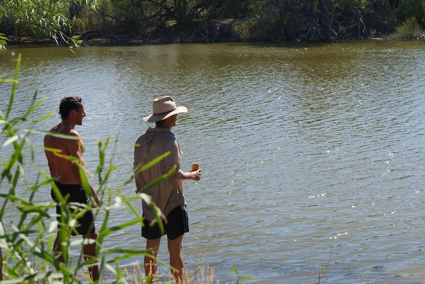 The Georgina River snakes through Adria Downs.